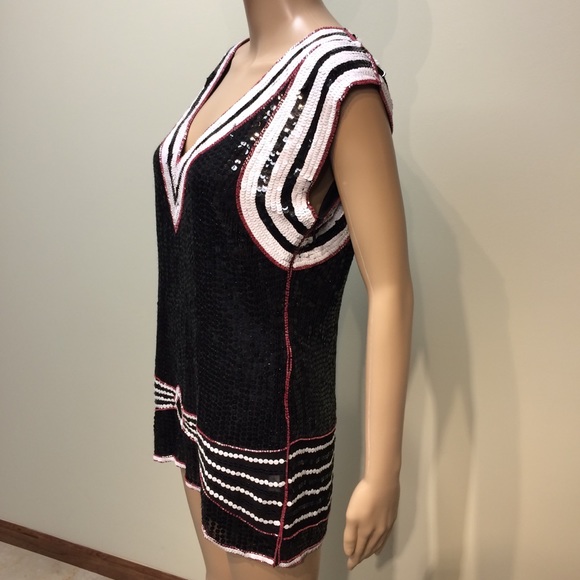 Foley + Corinna Sequin Tennis Vest - Picture 2 of 4